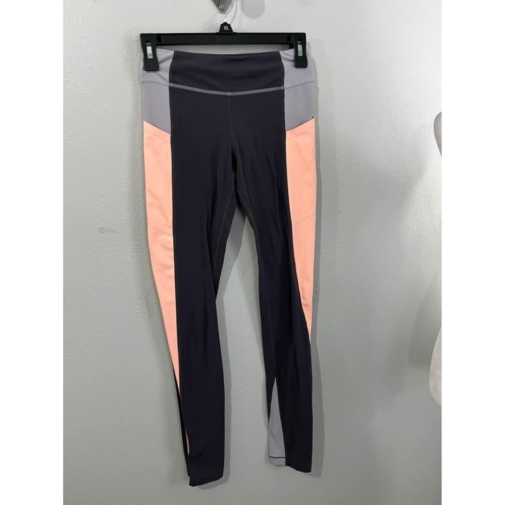 Athleta Girl Full Length Leggings Color Block Size 14 (XL)